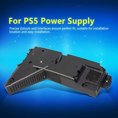 Замена на напојување со електрична енергија GarsentX, Внатрешно напојување за PS5 со кабел за напојување, адаптер за напојување ADP 400DR за