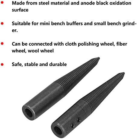 Додаток за мелница за мелница, адаптер за вретено со вретено од 6 парчиња безбеден безбеден цврст челик Трајно стабилно стабилно