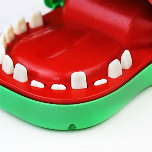 Зомтоп крокодилни заби играчки игра за деца, крокодил за гризење на прсти за забни игри Смешни играчки алигаторски заби игра