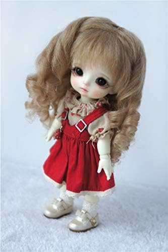 JD178 4-5Inch 5-6inch Mohair Soosage Rolls BJD Wigs 1/12 1/8 Додатоци за кукли