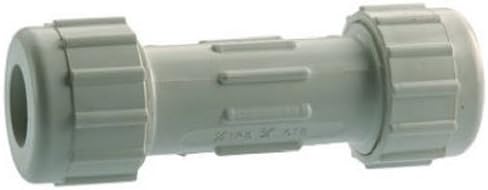 Мулер Индустри Б и К Индустри 160-107 1-1/2-инчен ПВЦ спојки за компресија, без големина, без боја
