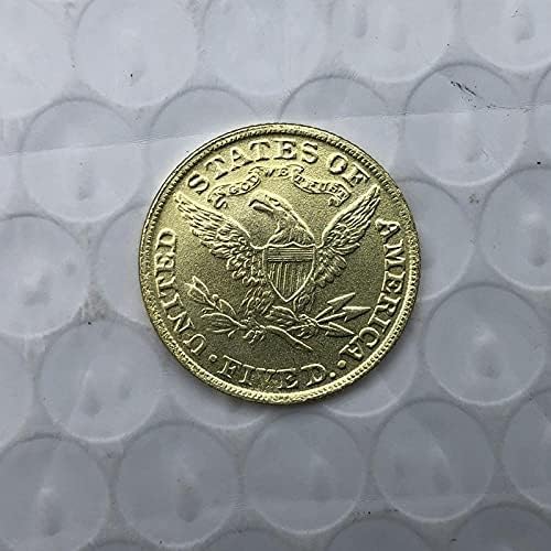 1902 Амерички слобода орел монета злато-позлатена криптоцентрација омилена монета реплика комеморативна монета колекционерска монета
