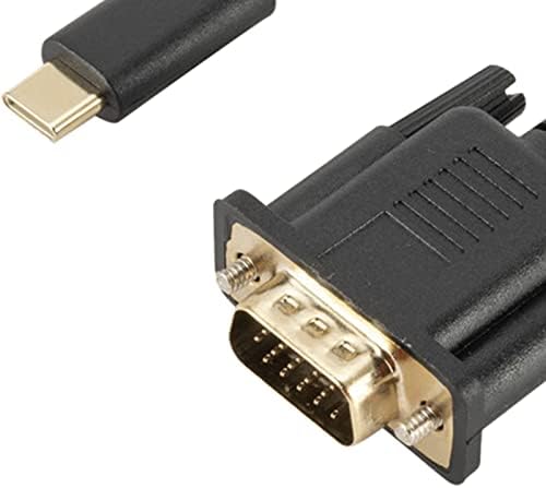 Адаптерот за кабел за баоблаз до VGA /1.8 Додатоци лесни за инсталирање широка компатибилност