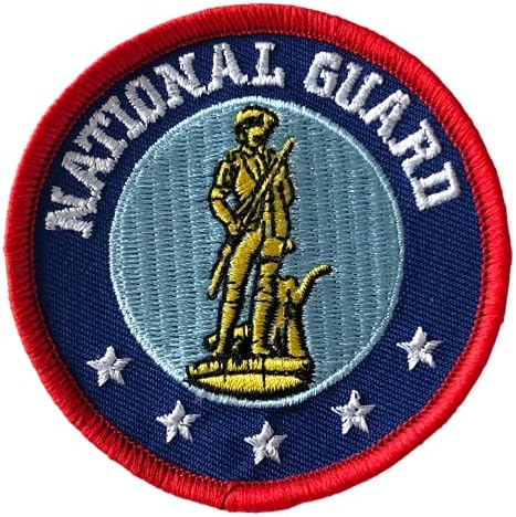 Национална гарда на Армијата на Соединетите држави извезена лепенка, со лепило за железо