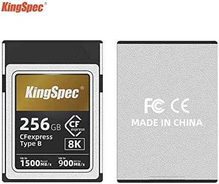 KingSpec 128gb M. 2 SATA SSD + 256GB CFexpress Картички Тип Б
