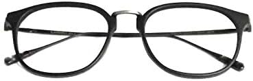 Амар Начин На живот Компјутерски очила Кризална леќа тркалезна црна пластика метал 52 мм унисекс_алацфрпр1681