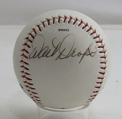 Волт Дрого потпишаа автоматски автограми Бејзбол Б118 - автограмирани бејзбол