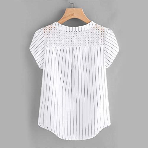 Yoyorule vest out шупливи шарени маички со кратки ракави маички жени мода врвни женски блуза активни врвови за жени плус големина