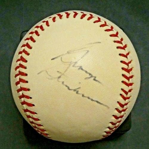 Били Мартин Georgeорџ Штајнбреннер потпиша официјален ал бејзбол w/целосно писмо на ЈСА - автограмирани бејзбол