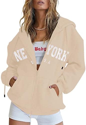 Blingfit zip up ouldies за жени преголеми y2k кадифено џемпер со долг ракав 2023 модна качулка со џеб со џеб