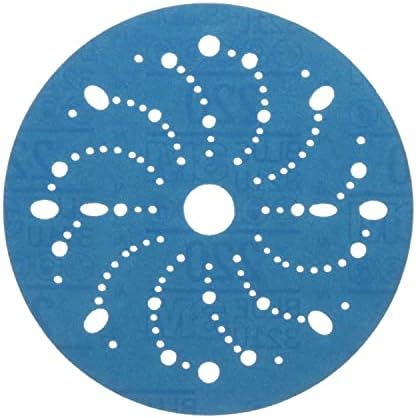 3м Хук сина абразивна диск 321U Мулти-дупка, 36177, 6 во, 220, 50 дискови по картон