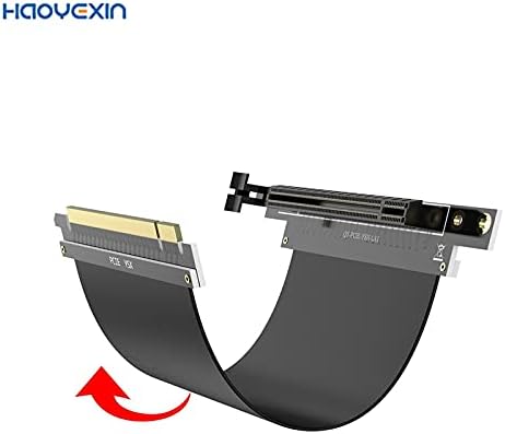 Конектори PCI Express 16x Флексибилна кабелска картичка со голема брзина Адаптер за портрет на порта 1 слот PCIE 3.0 X16 Riser за рударски