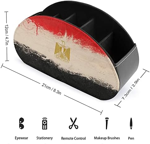 Египетско Знаме Тв Држач За Далечински Управувач Десктоп Организатор Кутија За Складирање Козметика Канцелариски Материјали