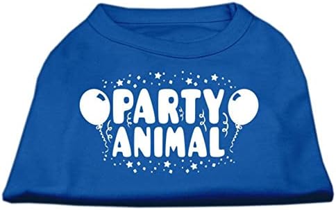 Mirage Pet Products Party Party Animal Screen Print Mirts Brown Med