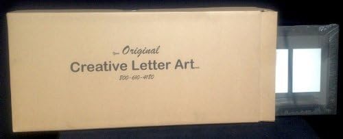 Креативно писмо со уметнички колаж 5-4x6 Отворена рамка за слики со лебдат со целосна стакло и 10x24 Бела душек