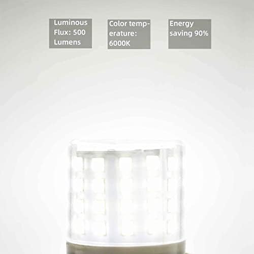 LIENNGKE 3 ПАКЕТ LED Сијалица Фрижидер E26 40W Халоген Еквивалентна Дневна Светлина Бела 6000K 500Lm 110v 120v 130v Кујна Средна