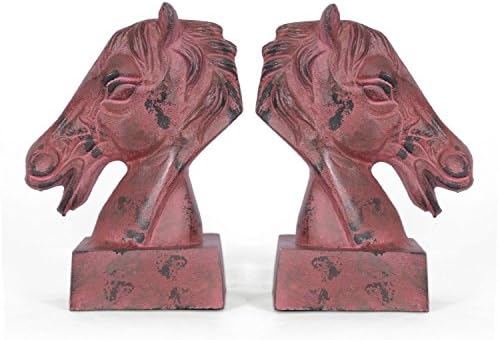 Аапнокрафт Индиски Кралски коњски резерви 8 пар скулптура на коњи - антички декор на маса