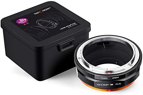 K&F концепт леќи Адаптер за монтирање компатибилен за Canon FD FL леќи до Fujifilm fuji x-серија x FX монтирање на огледални камери