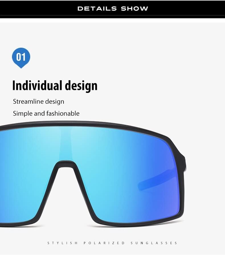 Модни Поларизирани Велосипедски Очила За Сонце Мажи Спортови НА Отворено ТР90 Очила За Сонце Очила За Очила Жени Нијанси Ув400 Заштита