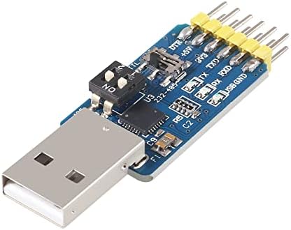 Мултифункционален конверктор на конверторот USB-TTL/RS485/232, DORHEA 5PCS USB-UART 6-uart, TTL-RS232/485,232 до 485 сериски адаптер 3.3V/5V Универзален адаптер модул со CP2102 со CP2102