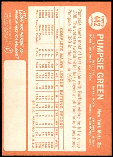 1964 Топпс 442 Pumpsie Green New York Mets Mets Mets