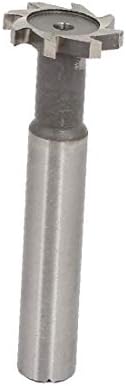 X-gree 20mm сечење диа 3мм длабочина 8 флејти t тип слот за слот-слот-слот за рутер за рутер (20 mm dia de corte 3 mm Profundidad 8
