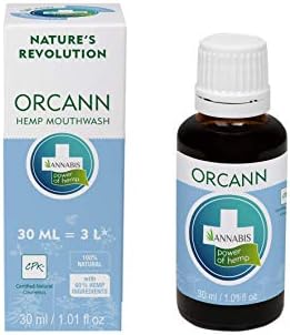 Annabis orcann се природен веган концентрирана миење на устата со органски коноп