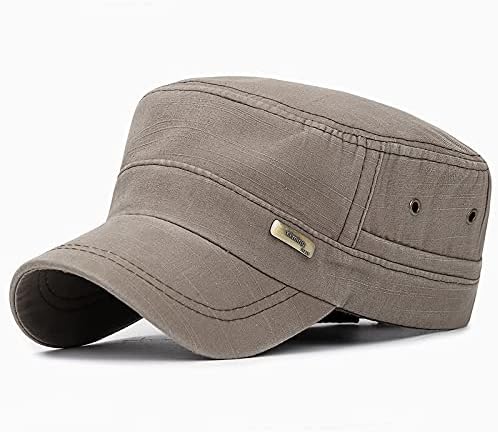 Воена капа капа за капа, моден спорт Унисекс рамен сонце бејзбол гроздобер бејзбол капачиња правна капа