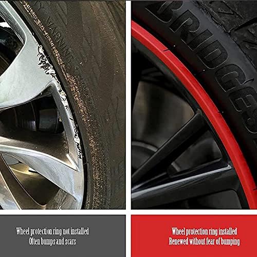 ЕЕБИ 16-20 '' ДИАМЕТЕР ЦЕЛ за заштита на автомобили, Универзален гуми за гуми од 4, се вклопува за сите модели ， Заштита на тркала