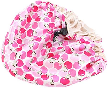 Doitool спиење капа за коса Деца прилагодлива капа за спиење креативна капа за спиење со двојно слој капа сатен ноќна капа