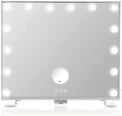 Мис Слатка Суета Огледало со 14 LED Светилки Светла Голем Холивуд Светне Огледала За Табтоп Убавина
