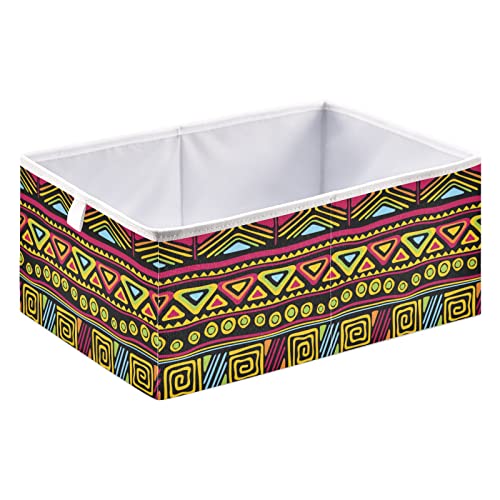 Африкански украс за складирање на коцки за складирање на канти за складирање на водоотпорни корпи за играчки за канти за организатор на коцка