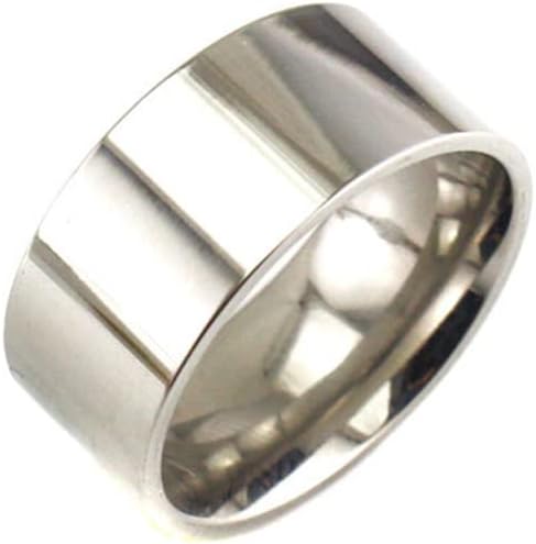 Колезо светло верзија 10мм Видетитаниум мажи прстени 316L накит многу-83838