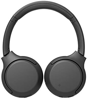 Sony WHXB700 безжични дополнителни слушалки за Bass Bluetooth/слушалки со MIC за телефонски повик и Alexa Voice Control, црна
