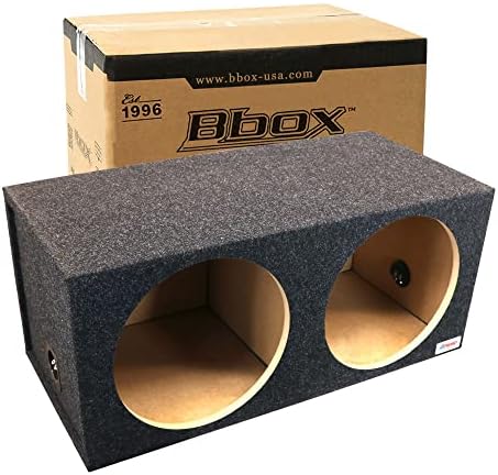 Bbox Single Vented 10 инчи куќиште за кутии за субвуфер - кутија за премиум сабвуфер го подобрува квалитетот на аудио, звук и бас - кутии