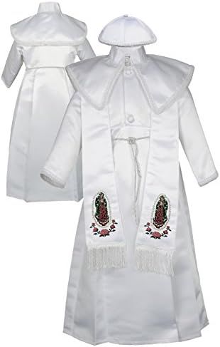 Момче бебе дете крштевање Крштение носи формална наметка Дева Марија w/украдена 0-30м
