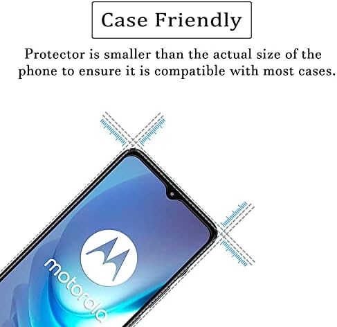 Motorola Moto G50 Заштитници На Калено Стакло, Dougalss 9h Цврстина Калено Стакло Филм За Motorola Moto G50/Motorola Moto G30 Анти-Гребење Анти-Отпечаток На Екранот Заштитници Меур Слободен 99.99