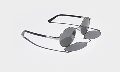 Очилачи за сонце Revo Riley: Поларизирана леќа со метална тркалезна рамка