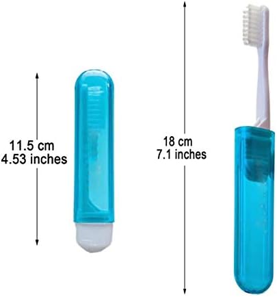 Guolarizi преклопување на паста за заби за заби за заби, џеб за кампување за заби, компактен хигиенски производи за бања што висат