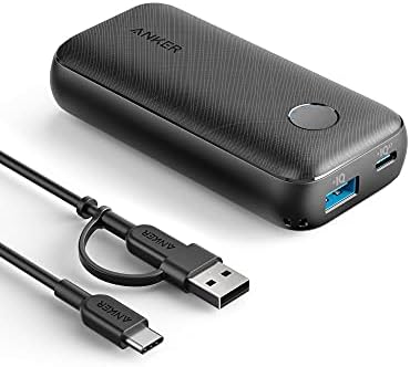 Анкер Пренослив Полнач, 10000mah Power Bank со USB-C Испорака На Енергија, PowerCore 10000 Redux за iPhone 13/12/11 / Mini/Pro / Pro
