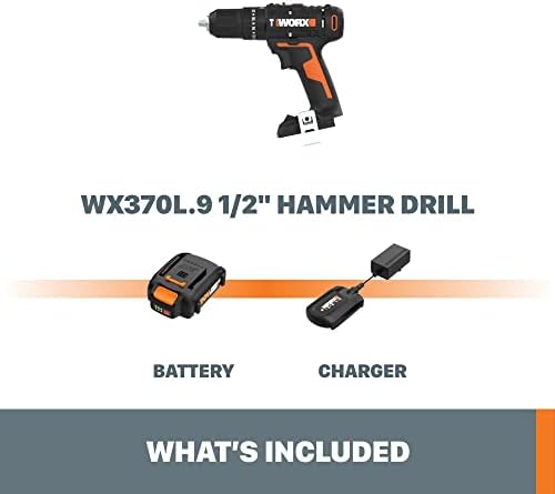 Worx 1/2 ”HAMMER PREPT POWER EWER - WX370L