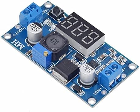 Модул за напојување NHOSS + LED волтметар DC-DC прилагодлив чекор-надолу модул за напојување со дигитален дисплеј 1 парчиња