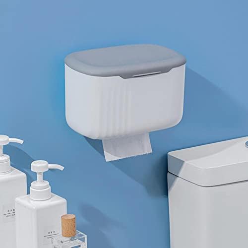 Вообичаено Тоалетна Хартија Држач За Ткиво Кутија Мулти-Функционална Отстранлива Пластична Ѕидна Кутија За Тоалетна Хартија За Домаќинство