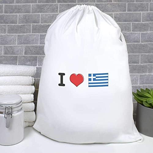 Ја Сакам Грција Торба За Перење/Перење/Складирање