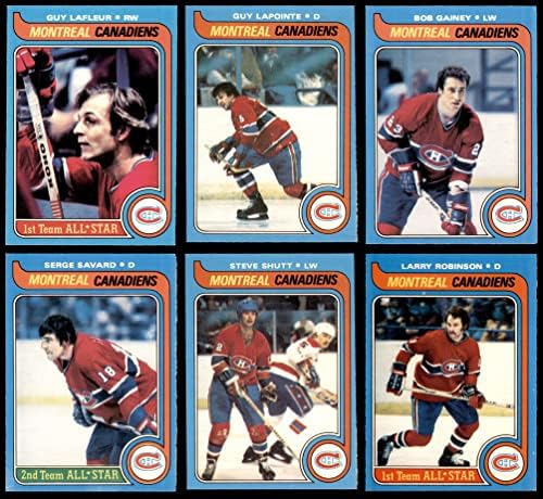 1979-80 O-Pee-Chee Montreal Canadiens во близина на екипата сет Монтреал Канадиенс екс/МТ+ Канадиенс