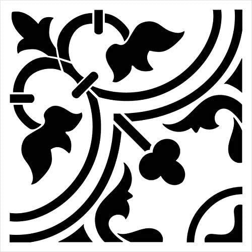 Мароканска шема на плочки матрица од Студиор12 | Мебел за DIY и сликање на подот за кујна или бања | Шаблон за еднократно користење | Изберете