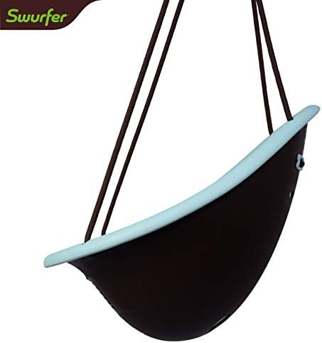 Swurfer Kiwi Toddler Swing-Удобно бебешки замав на отворено, прилагодлива безбедносна лента од 3 точки, безбеден систем за заклучување