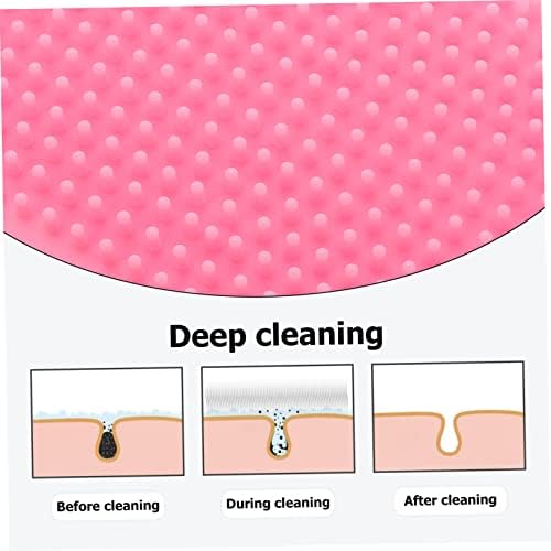 Хемотон силиконски пешкир за бања флекс алатки четка чистач за чистење алатки за коса за жени за четка за бања, када, лента за пешкир за грб,