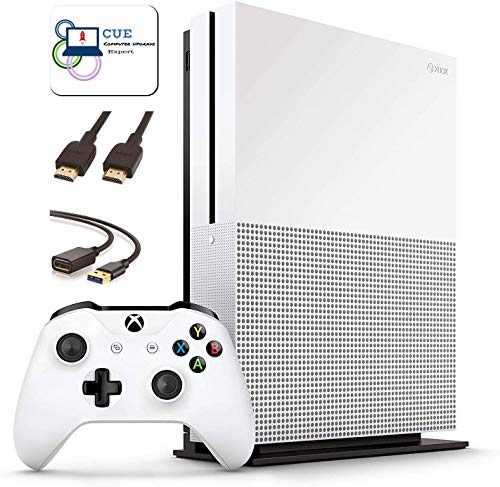 Xbox Microsoft One S Прилагодено 2tb Конзола, Бело, Со Еден Безжичен Контролер, 4k Ултра Блу-реј И 4k Видео Стриминг, Семејство Божиќ