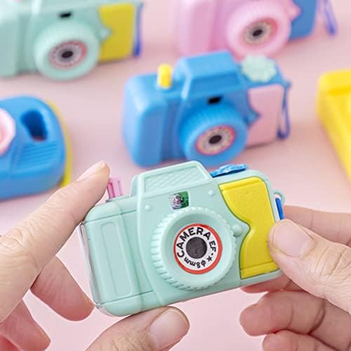 Девојка камера 10 парчиња играчки квадратни гледачи на камера играчки деца проекција камера играчка детска камера